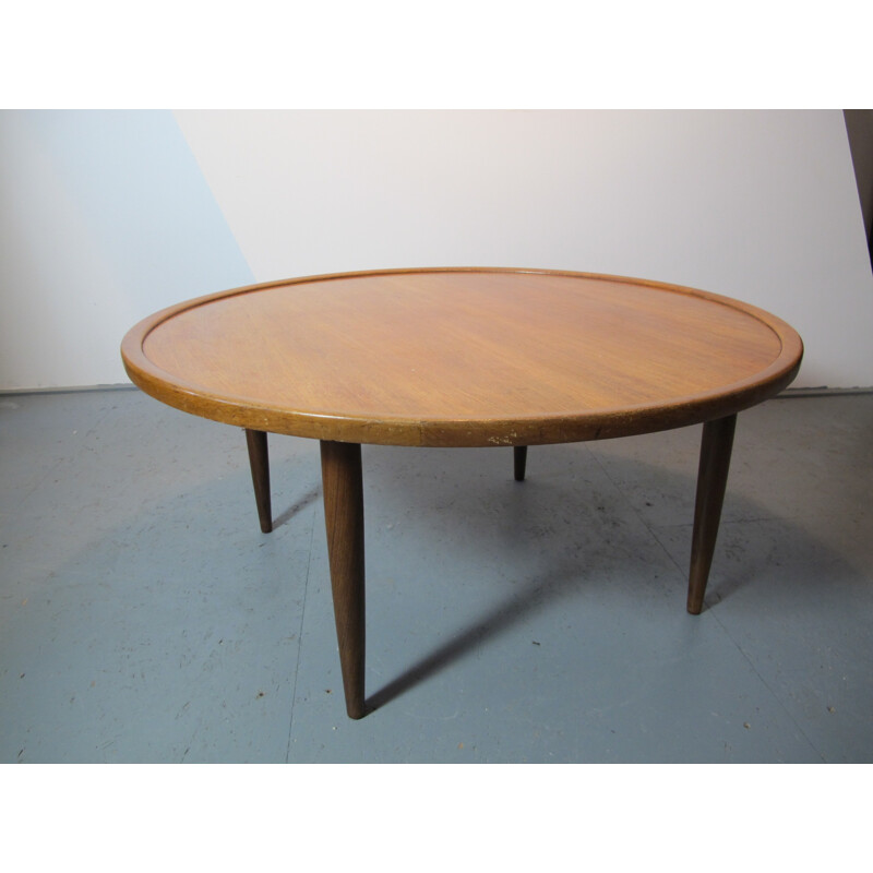 Vintage coffee table in wood - 1950s