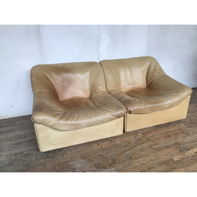 Vintage DS46 sofa made of leather - 1960s