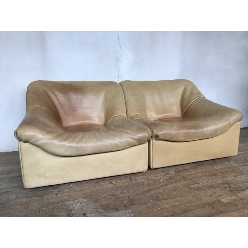 Vintage DS46 sofa made of leather - 1960s