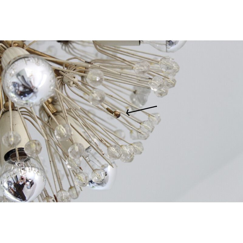 Vintage chandelier by Emil Stejnar for Rupert Nikoll - 1950s