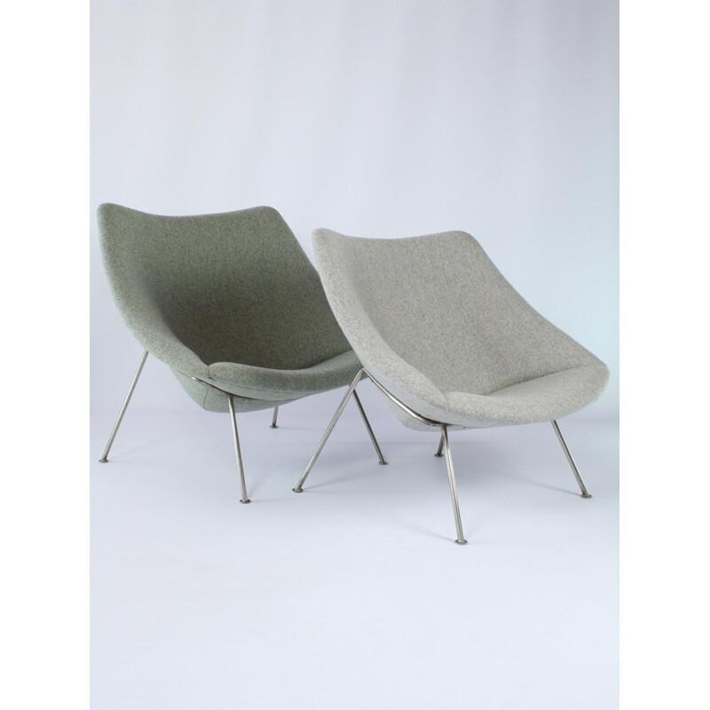 Suite de 2 chaises Oyster par Pierre Paulin pour Artifort - 1959 