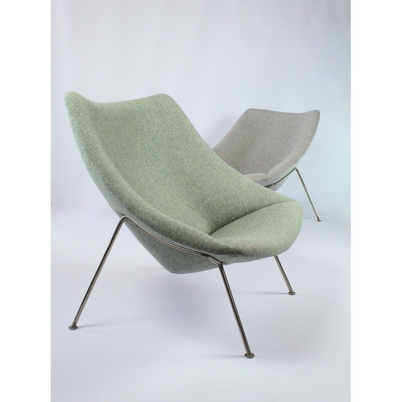 Set of 2 Oyster chairs by Pierre Paulin for Artifort - 1950s
