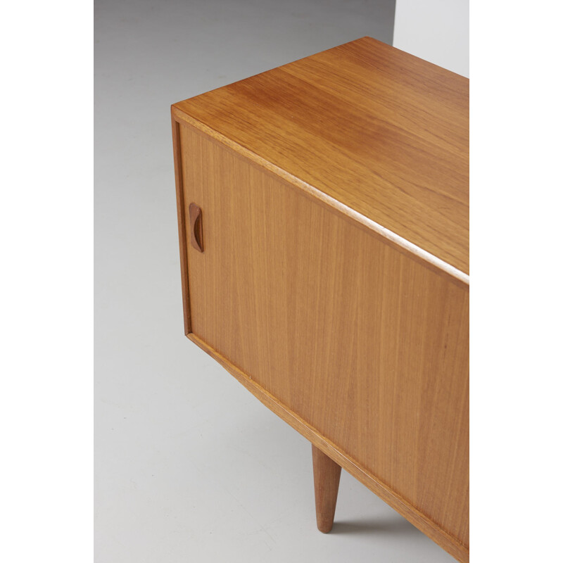 sideboard in teak with 2 sliding doors and 4 drawers by Clausen & Son - 1960s