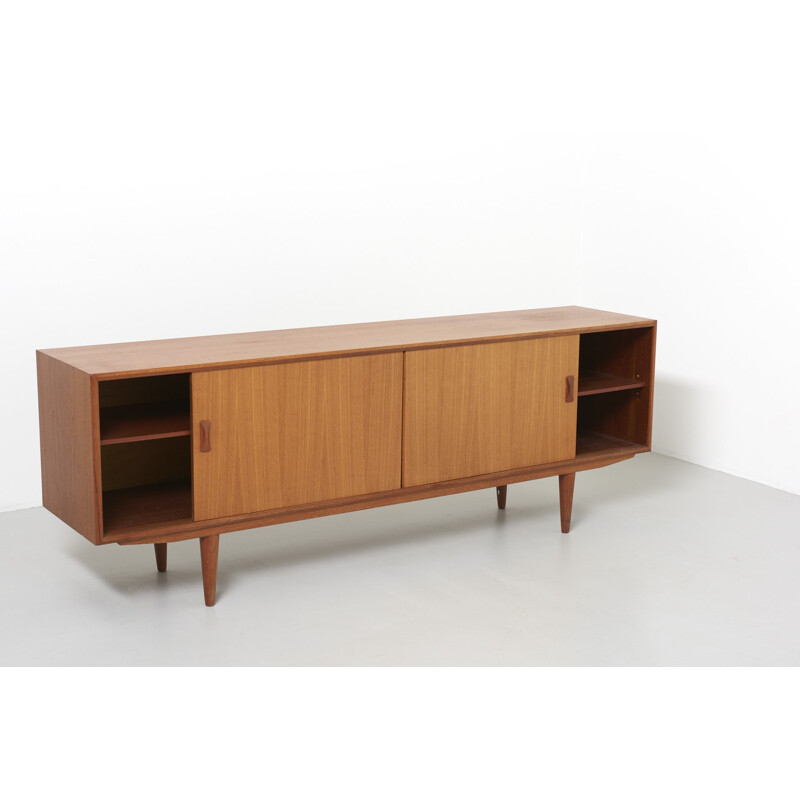 sideboard in teak with 2 sliding doors and 4 drawers by Clausen & Son - 1960s