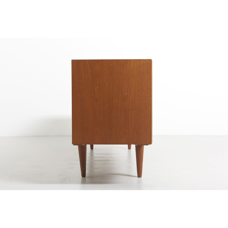 sideboard in teak with 2 sliding doors and 4 drawers by Clausen & Son - 1960s