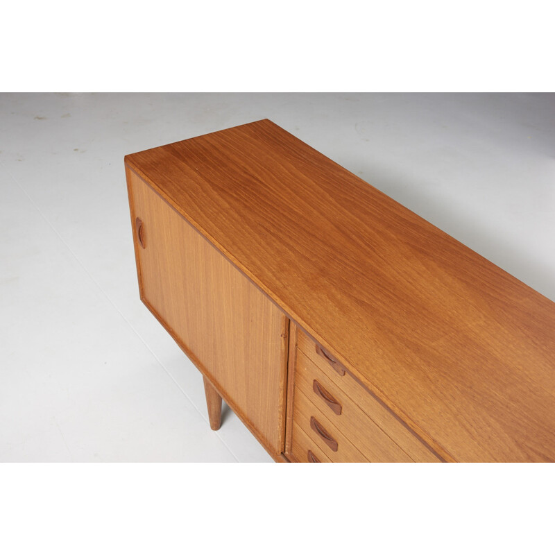 sideboard in teak with 2 sliding doors and 4 drawers by Clausen & Son - 1960s