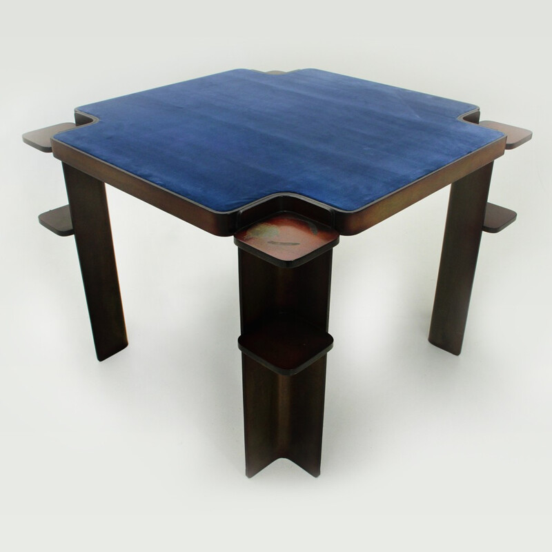 Vintage game table in wood for Cini & Nils - 1970s