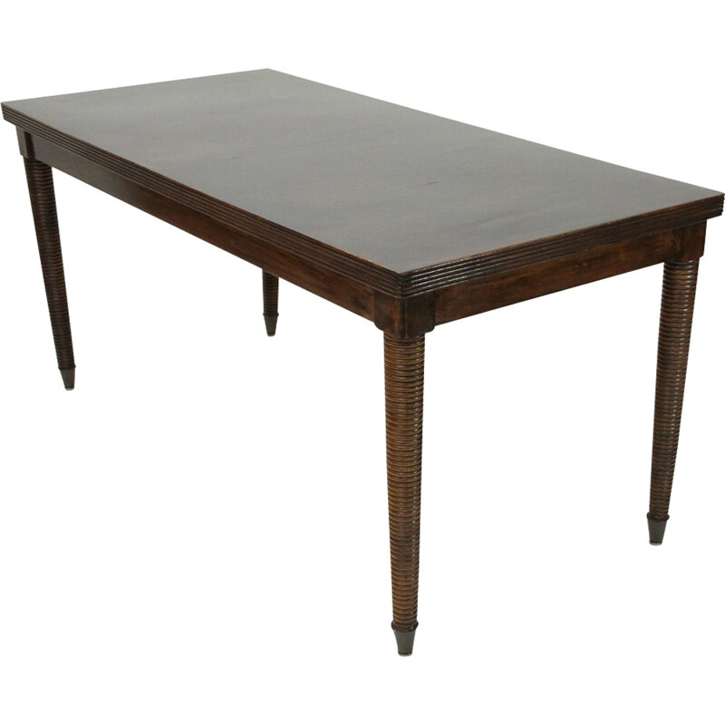 Table moderniste italienne en bois - 1940