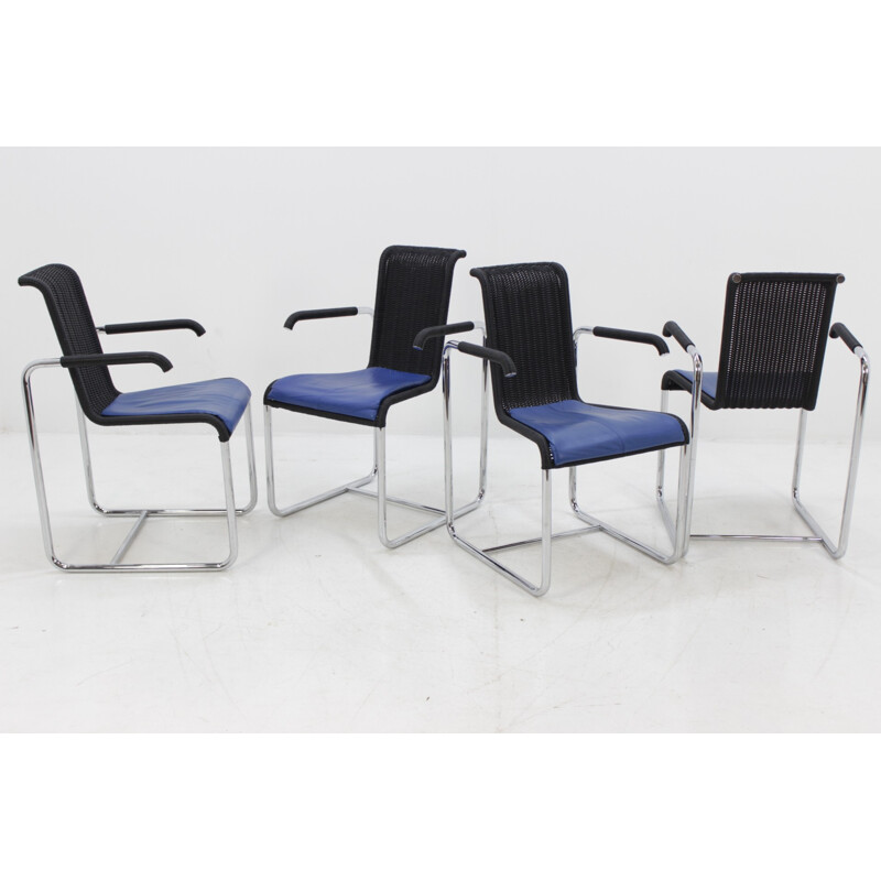 Set of 4 vintage chairs by "Tecta"- 1980s