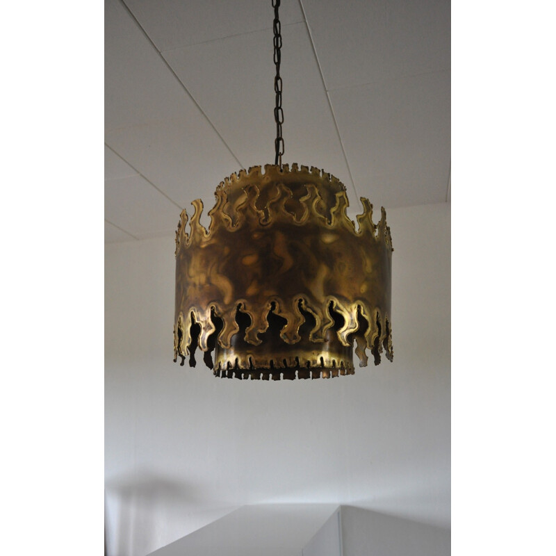 Vintage large ceiling lamp by Svend Aage for Holm Sørensen & Co - 1960s