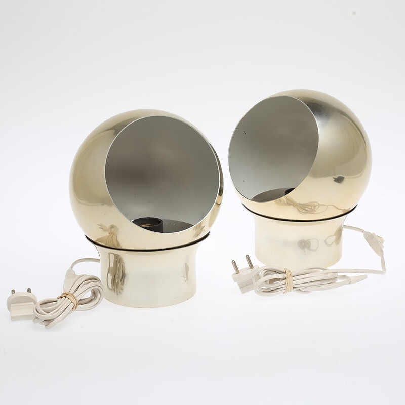 Set of 2 Vintage Hemi spherical lamps - 1970s