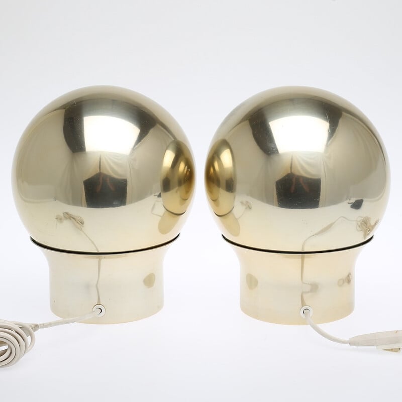 Set of 2 Vintage Hemi spherical lamps - 1970s