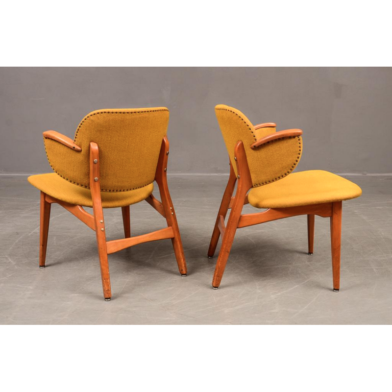 Pair of vintage "Winny" low chairs - 1950s