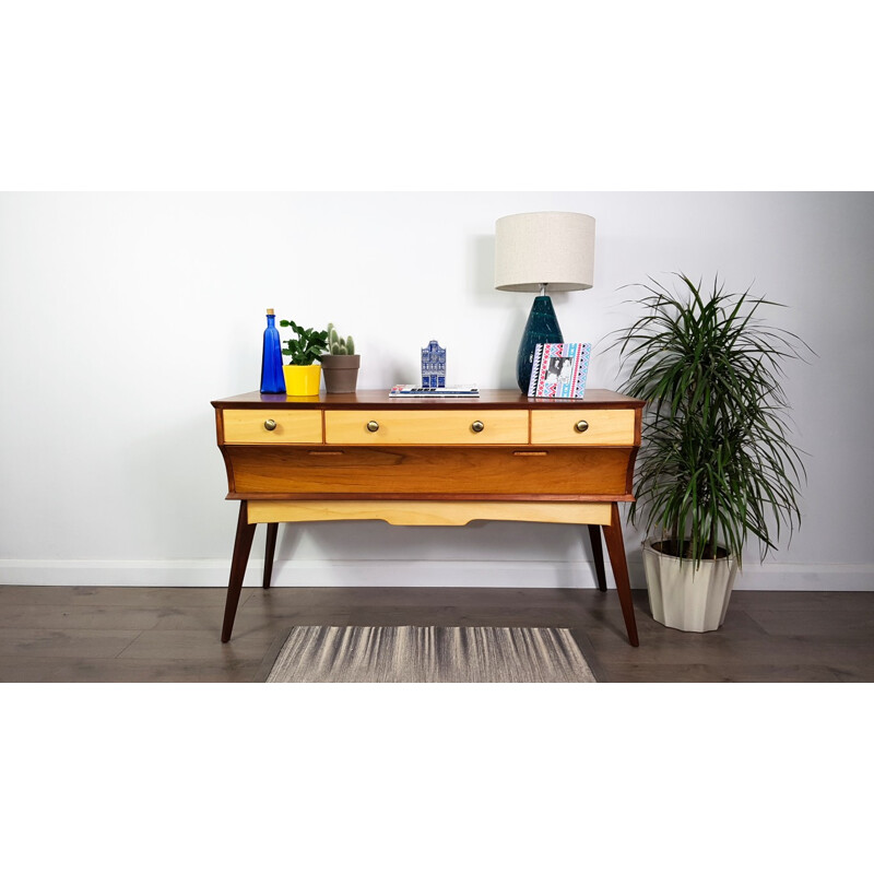 Vintage teak chest of drawers by Alfred Cox - 1950s