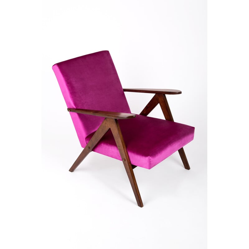 Vintage "B-310 VAR" armchair in magenta Pink - 1960s