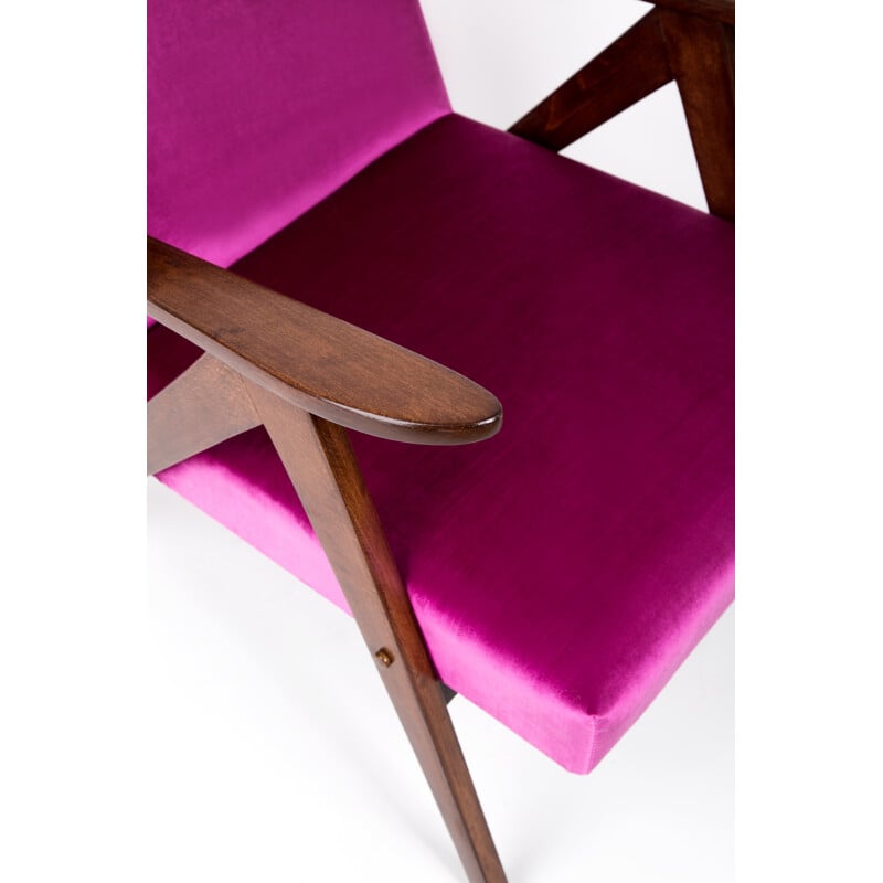 B-310 VAR" Vintage fauteuil in magenta roze - 1960