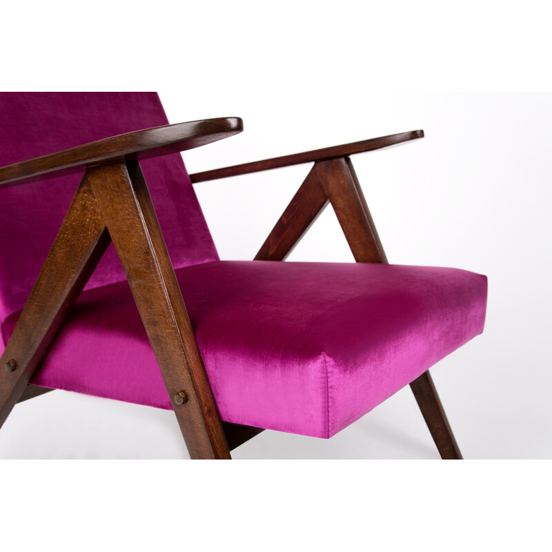 B-310 VAR" Vintage fauteuil in magenta roze - 1960