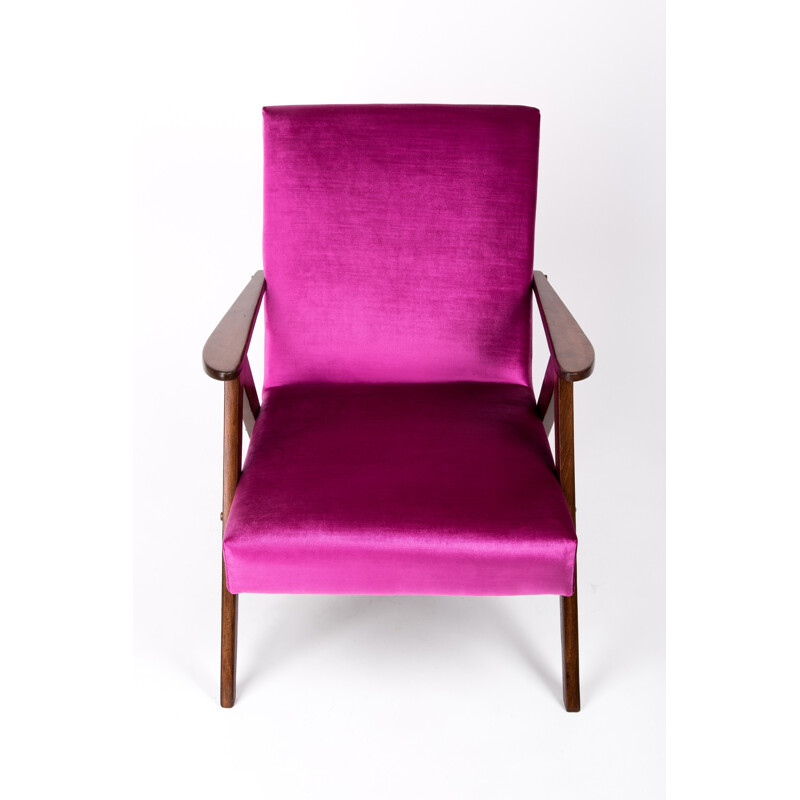 Vintage "B-310 VAR" armchair in magenta Pink - 1960s