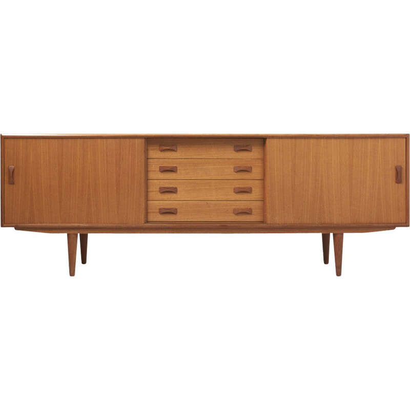 sideboard in teak with 2 sliding doors and 4 drawers by Clausen & Son - 1960s