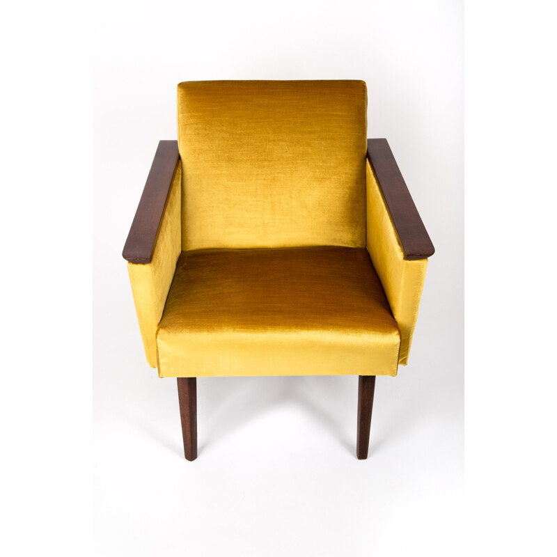 Vintage german Armchair in yellow Mustard  - 1960s