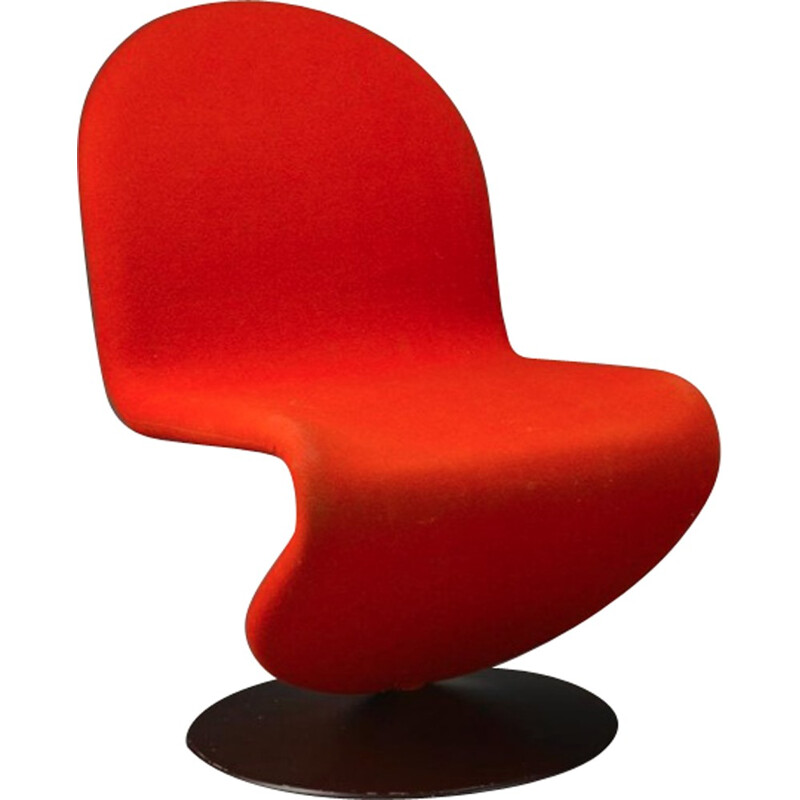 Vintage System 123 Armchair by Verner Panton for Fritz Hansen - 1970s