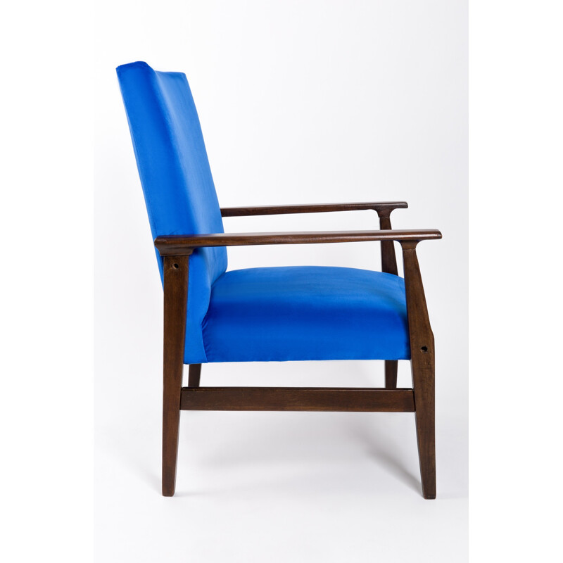 Royal Blue Vintage "B-14 Type" Armchair - 1960s