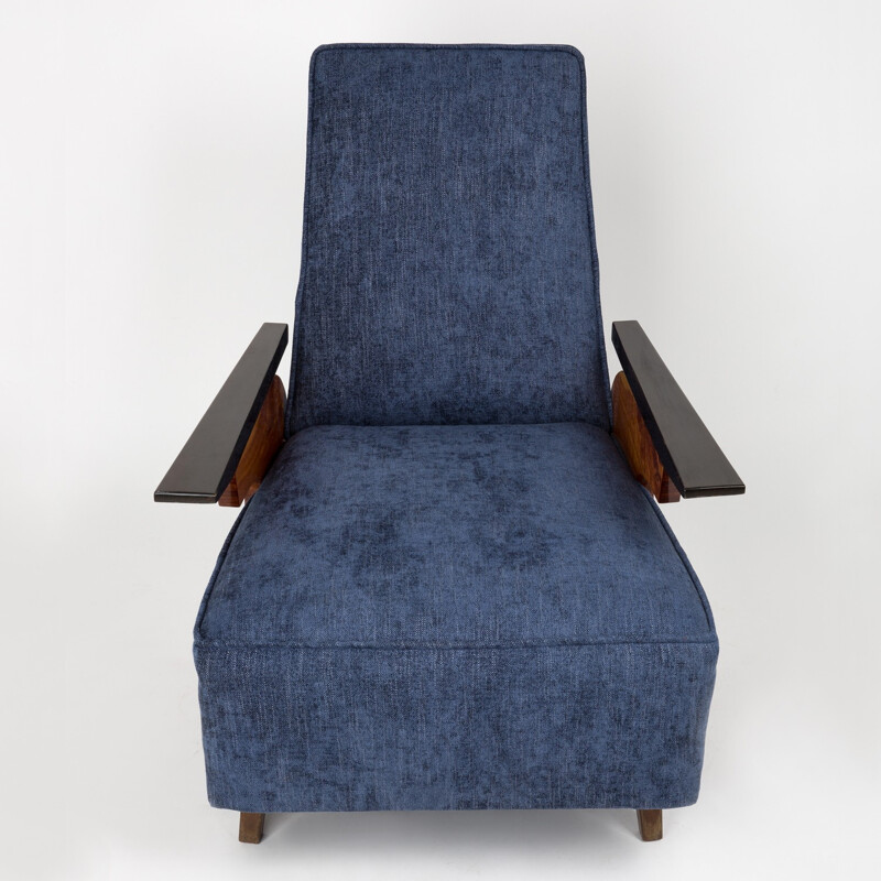 Vintage Navy Blue Armchair - 1960s