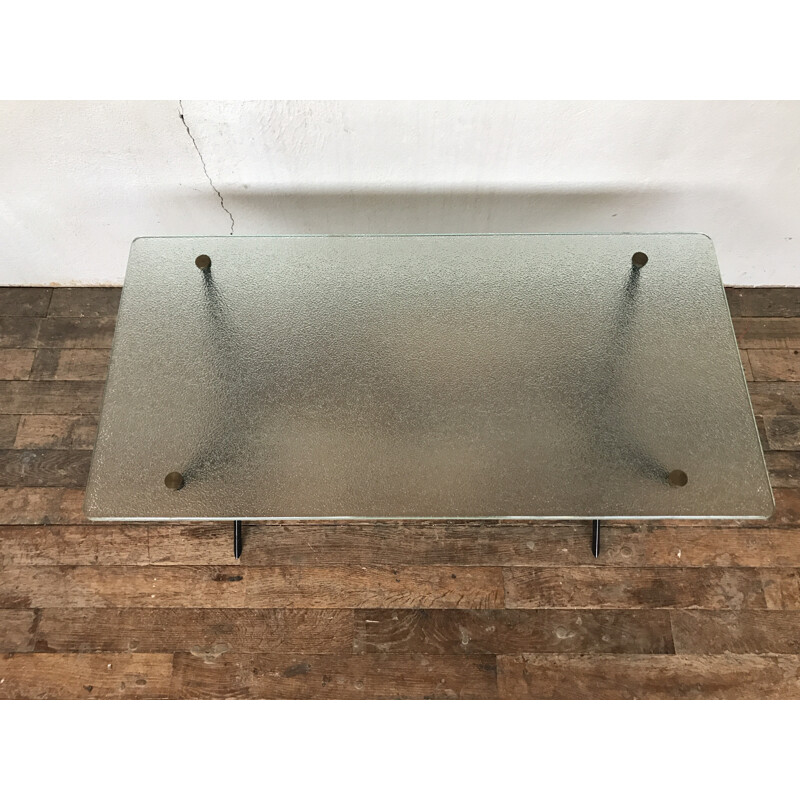Vintage modernist coffee table by JArden France - 1960s