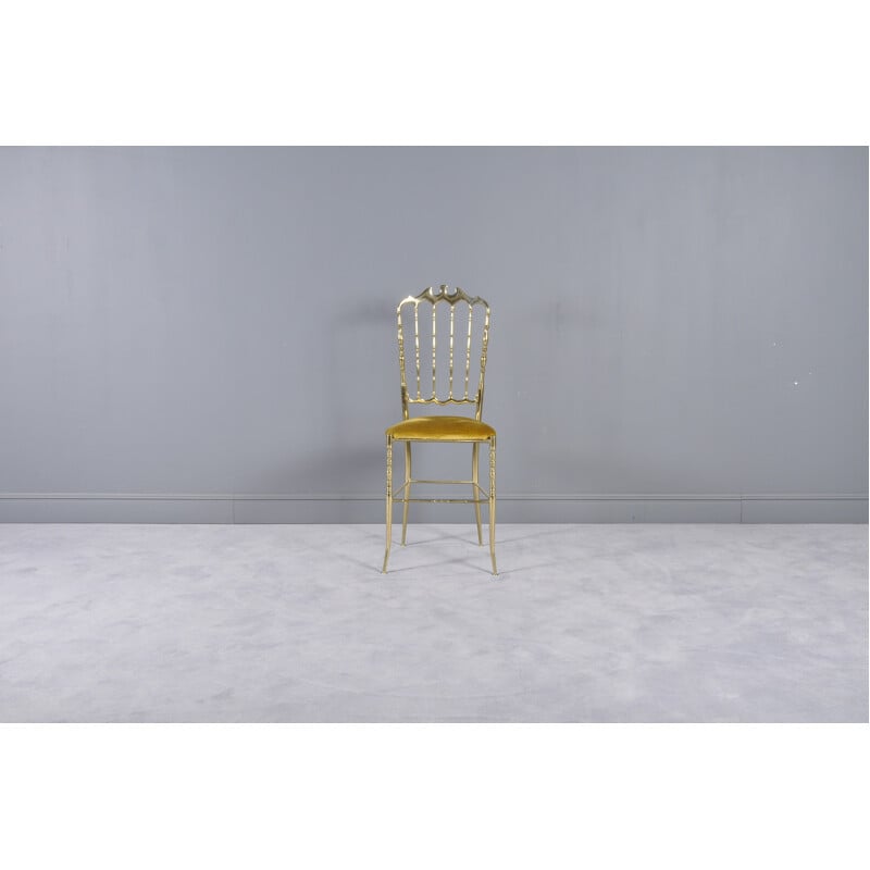 Vintage ballroom chair in brass Chiavari - 1960s