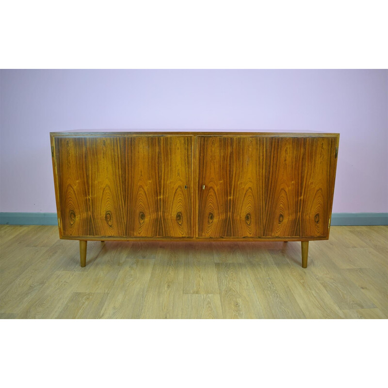 Vintage Danish rosewood sideboard by Carlo Jensen for Poul Hundevad - 1960s