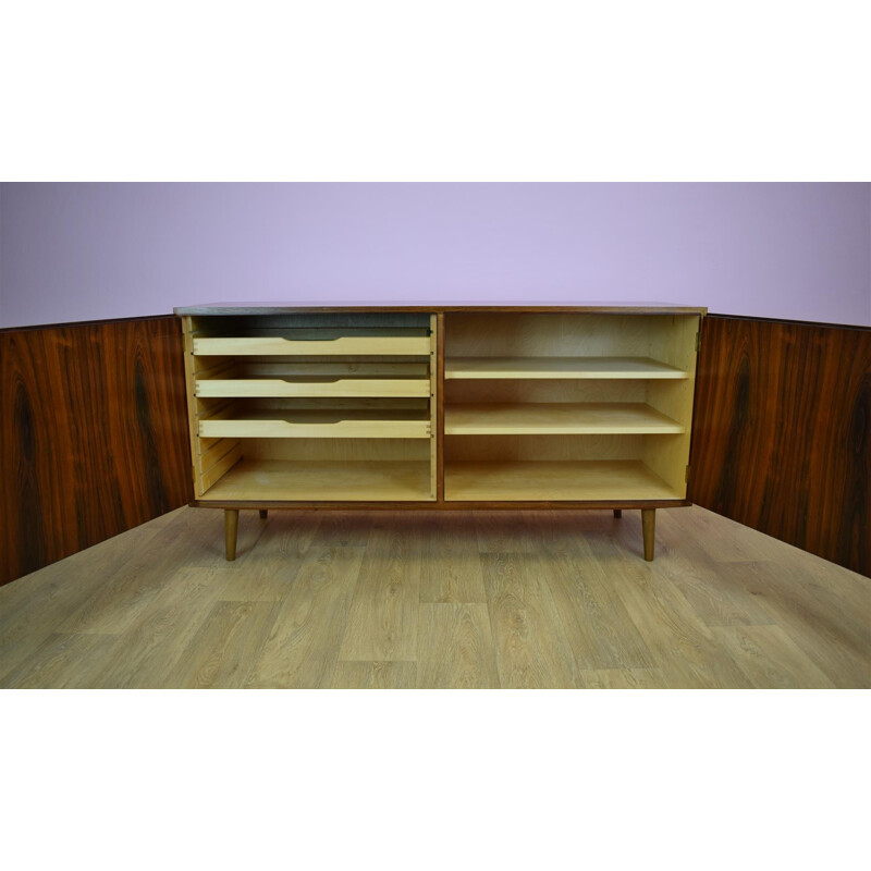 Vintage Danish rosewood sideboard by Carlo Jensen for Poul Hundevad - 1960s