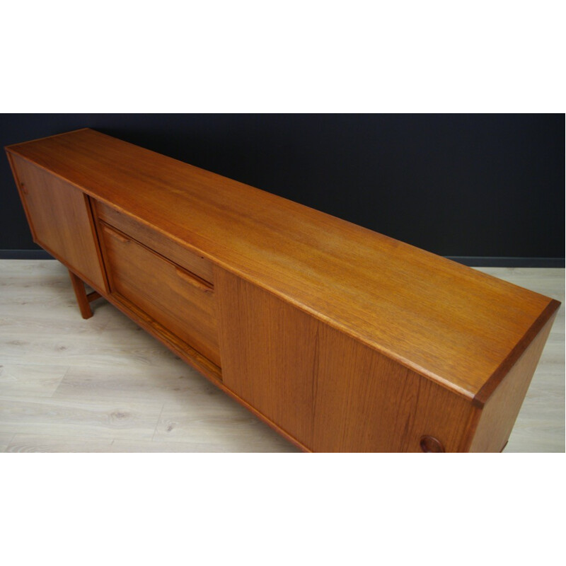 Vintage Danish teak sideboard with 2 drawers - 1960s