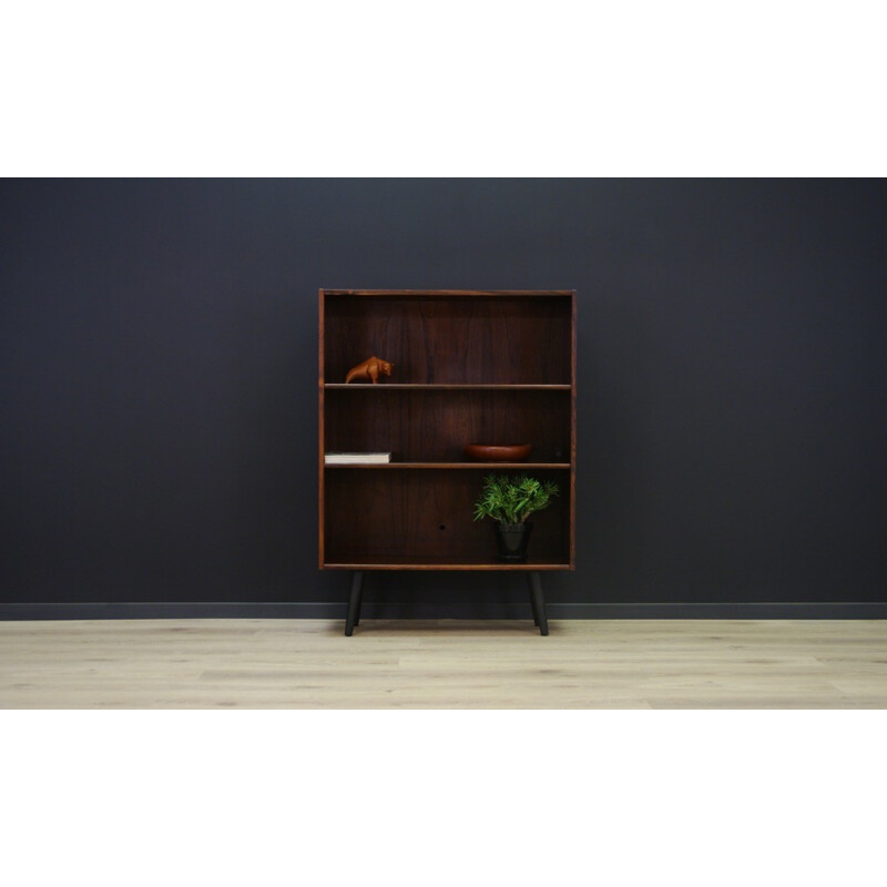 Vintage Danish rosewood bookcase with 2 shelves - 1960s