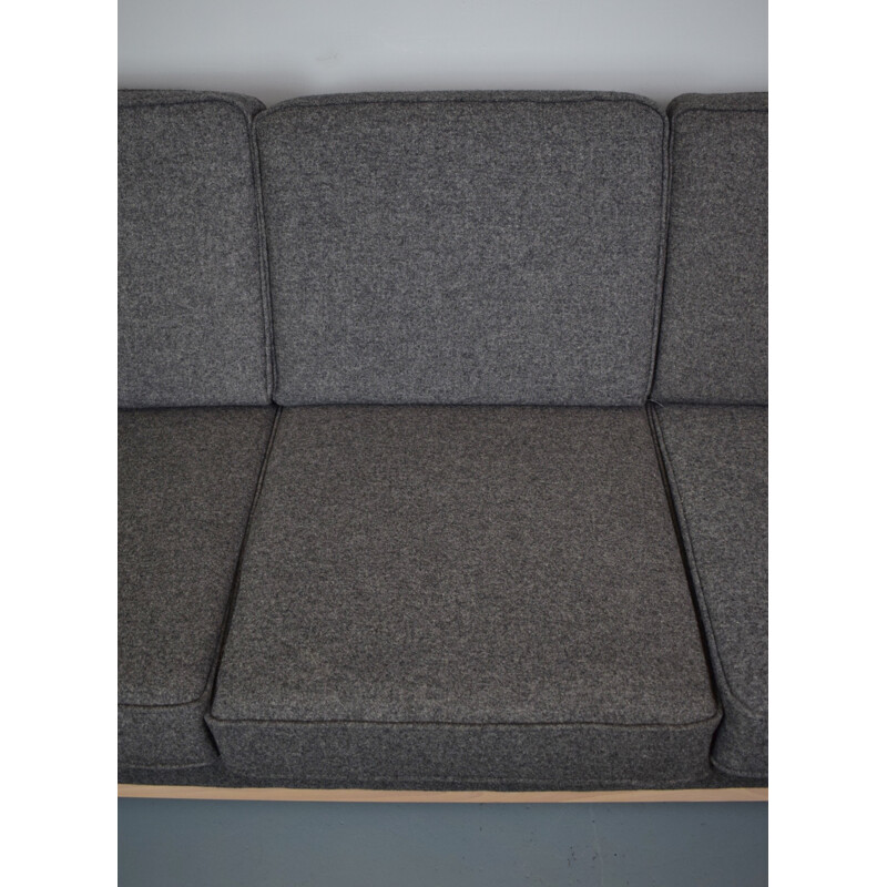 Vintage Danish 3 seat sofa in grey wool - 2000s