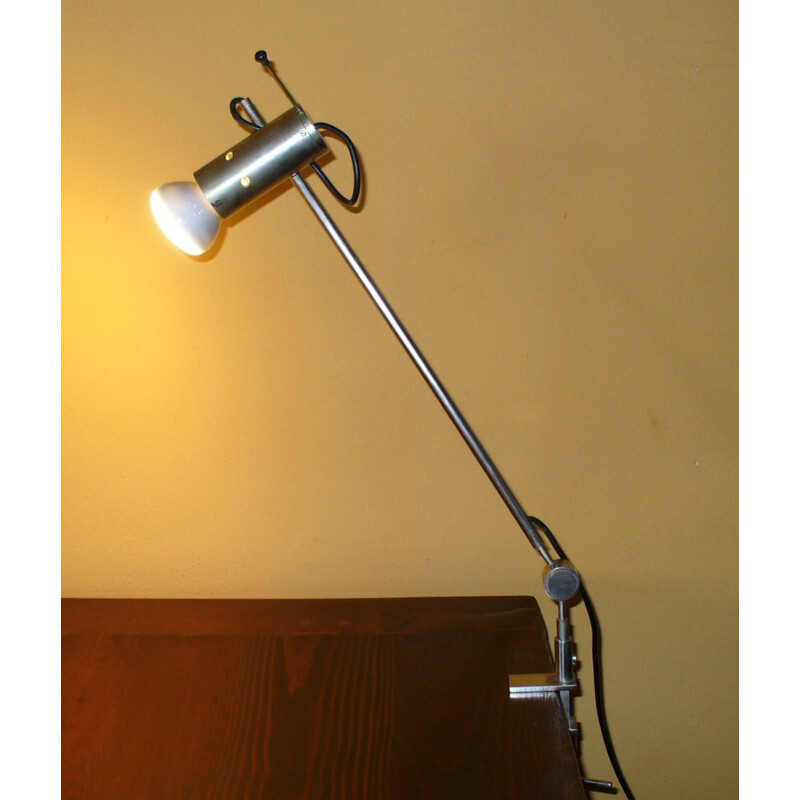 Lámpara de mesa vintage modelo 255 de Tito Agnoli para Oluce, 1954