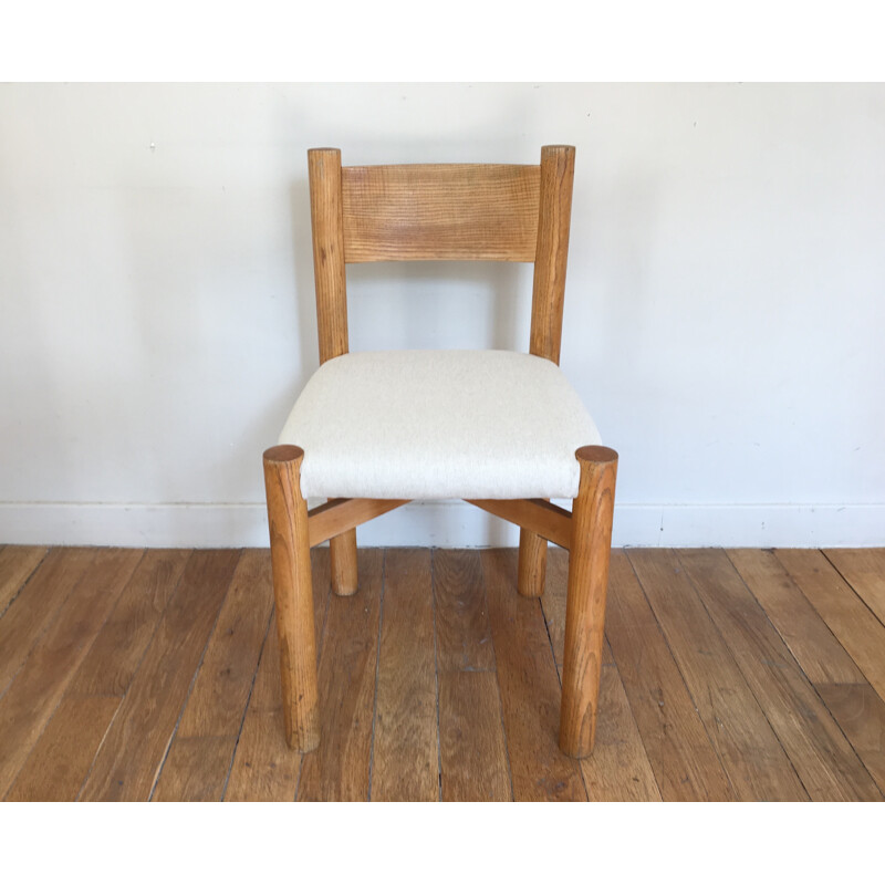 Pair of "Méribel" chairs by Charlotte Perriand - 1970s