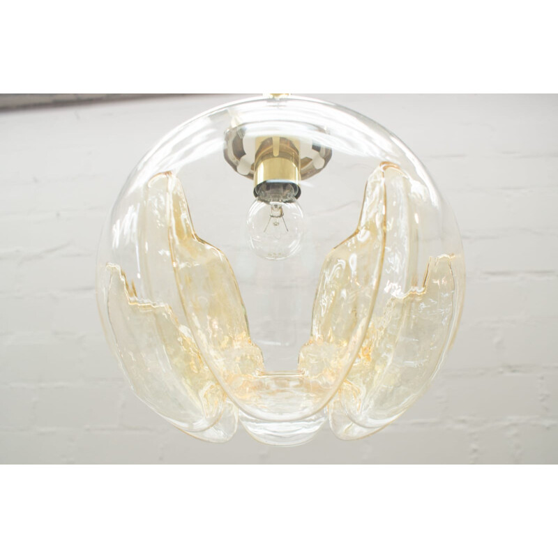 Vintage Murano Pendant Lamp  in Glass - 1960s