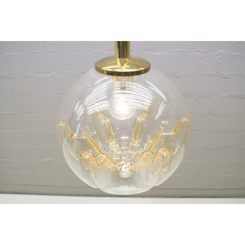 Vintage Murano Pendant Lamp  in Glass - 1960s