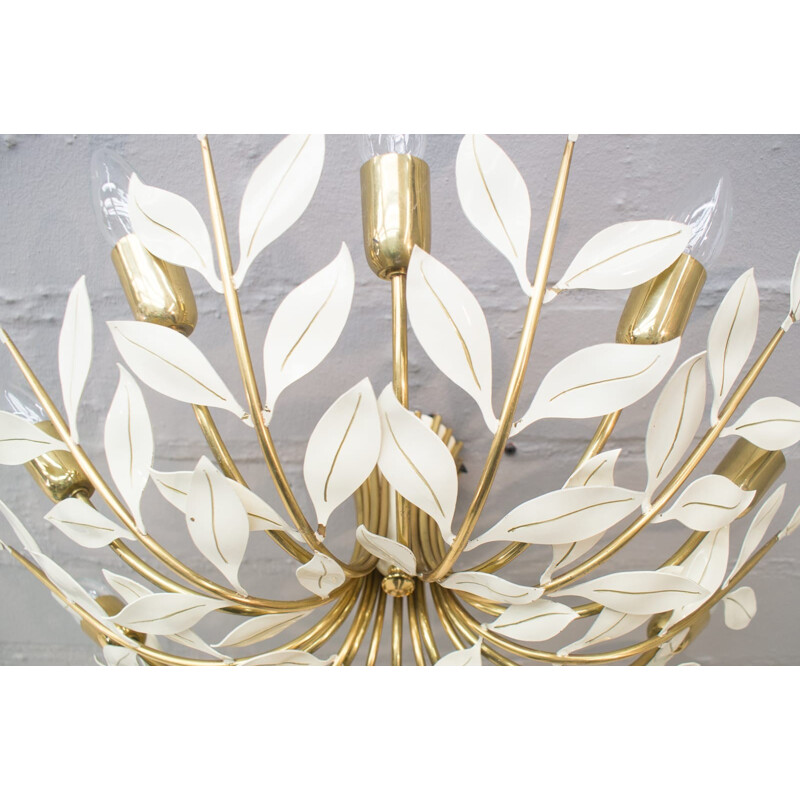 Vintage wall/ceiling lamp in brass - 1950s