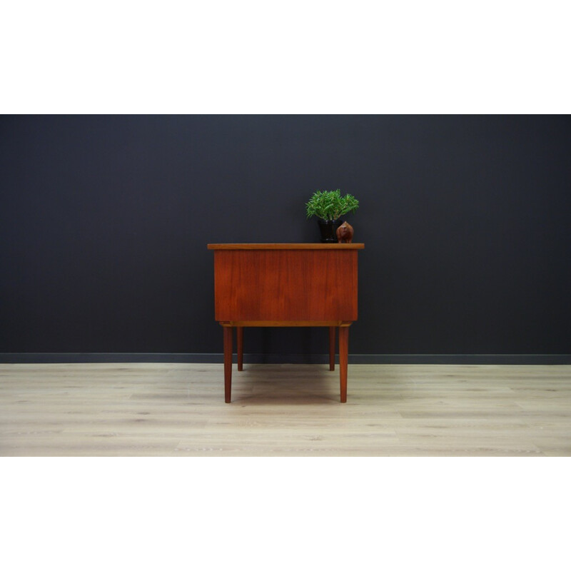 Vintage Scandinavian writing desk in teak - 1960s