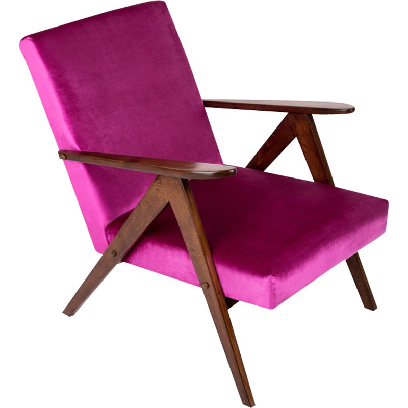 Vintage "B-310 VAR" armchair in magenta Pink - 1960s