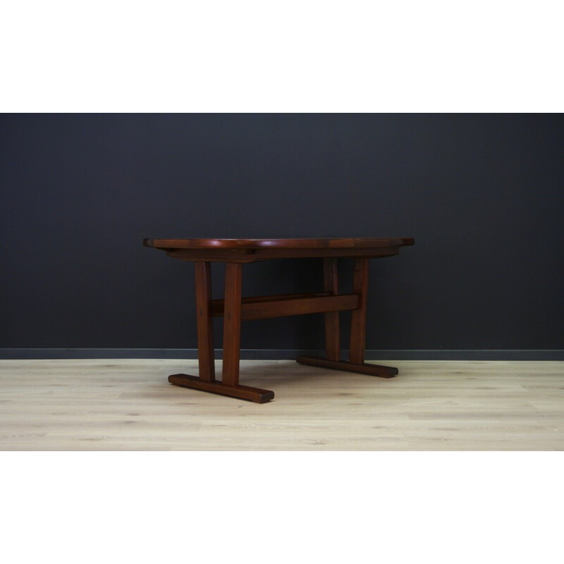 Table scandinave rétro en palissandre - 1960