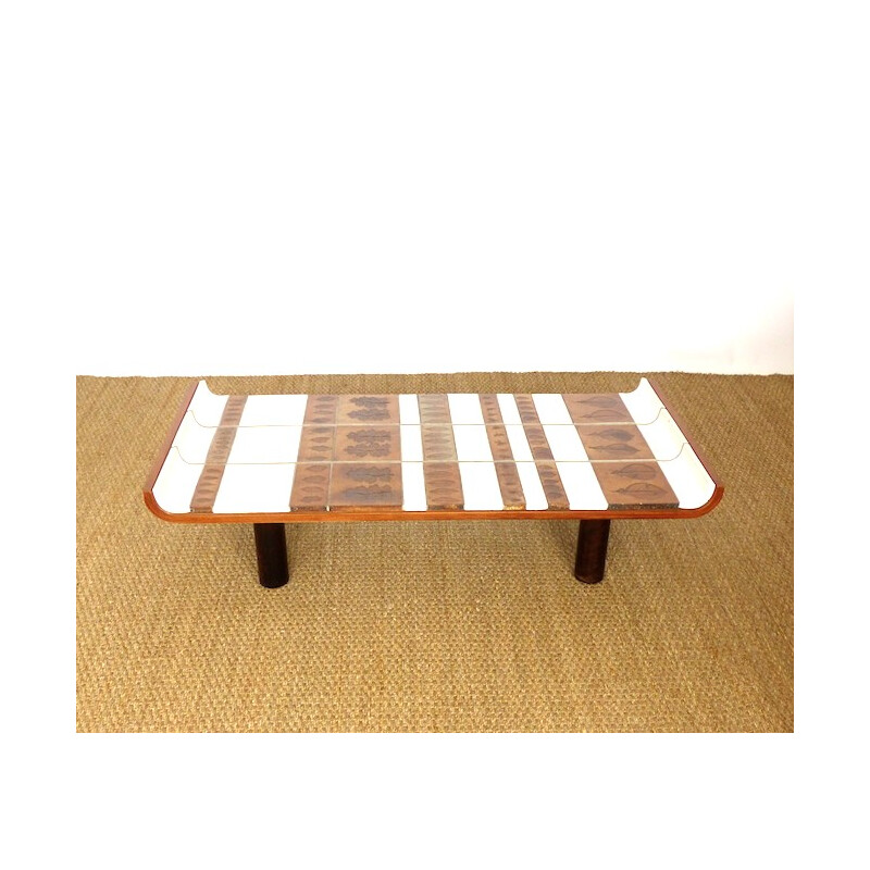 Table basse Pagode en céramique, Roger CAPRON - 1960