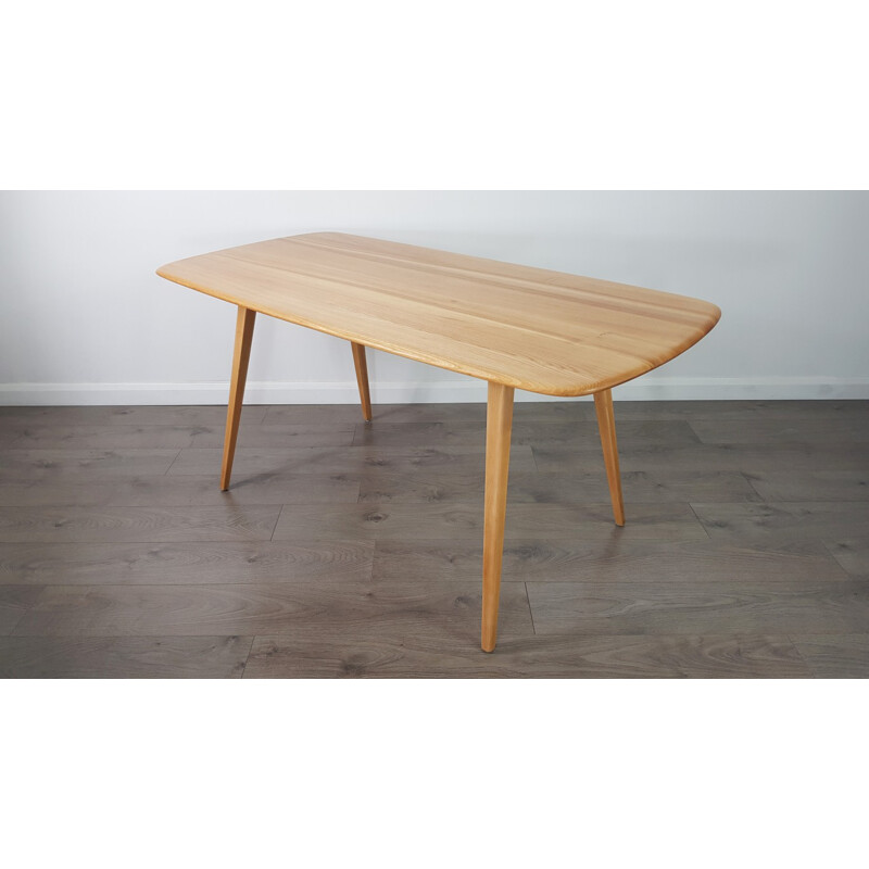 Table à repas vintage en bois par Ercol - 1960