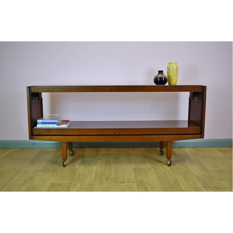 Vintage teak sideboard cabinet table - 1970s