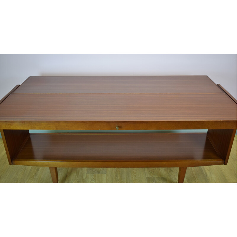 Vintage teak sideboard cabinet table - 1970s