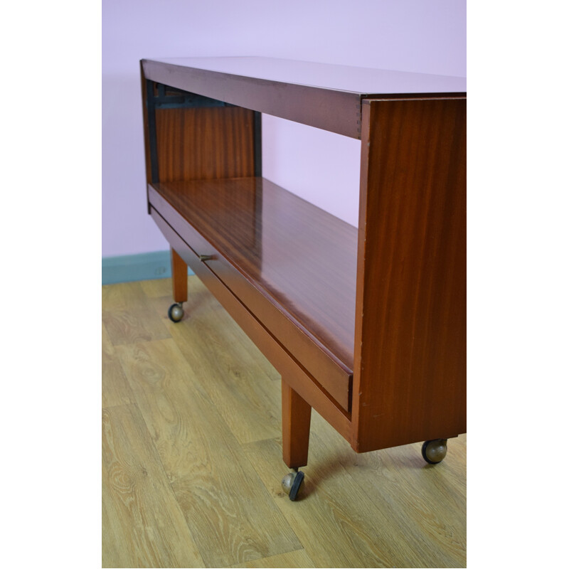 Vintage teak sideboard cabinet table - 1970s