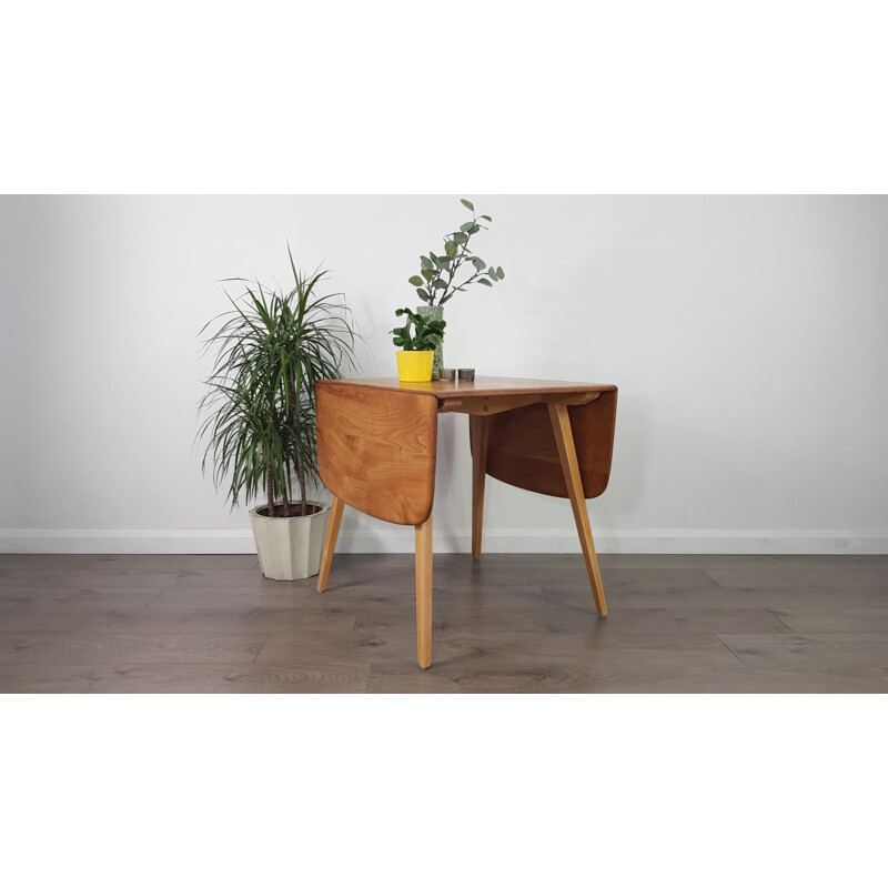 Vintage drop leaf dining table by Ercol - 1960s