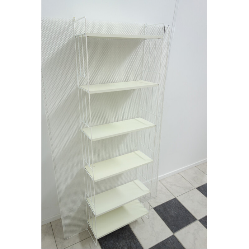 Vintage white wall shelving by WHB - 1960s