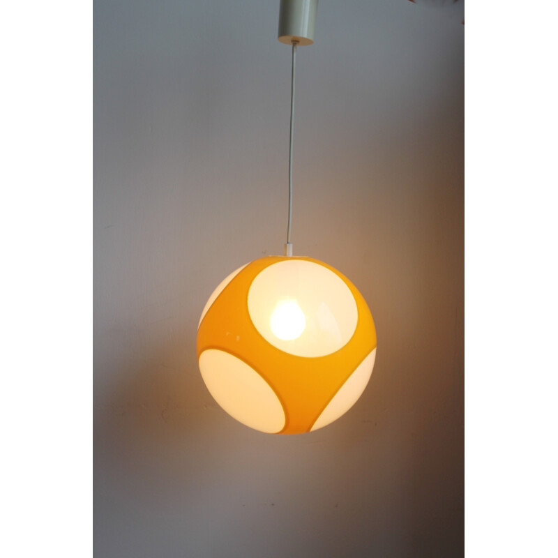 Lampe UFO jaune par Luigi Colani - 1970